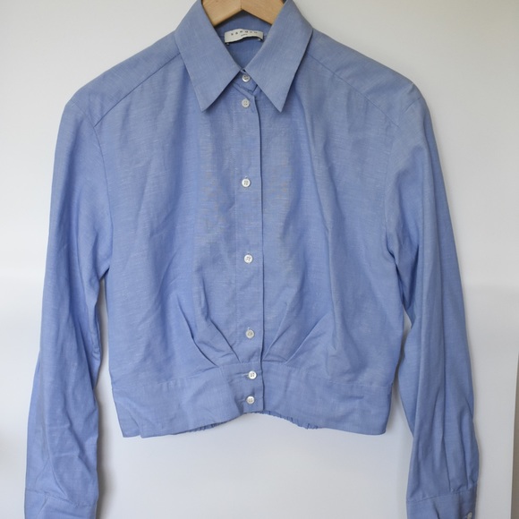 Sandro Long Sleeve Blouse Shirt - Picture 9 of 9